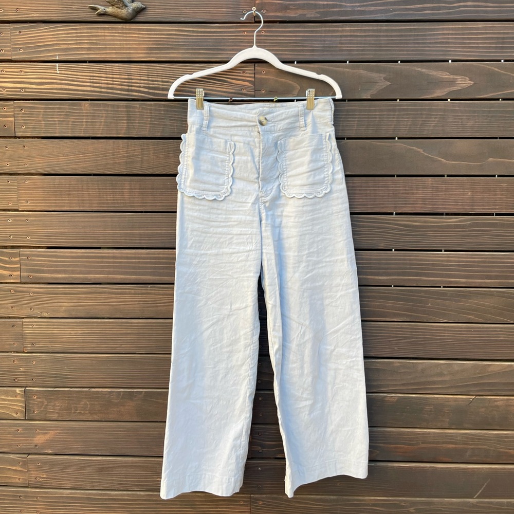 The Colette Magic Fabric Scallop-Pocket Pants by Maeve - Picture 2 of 3